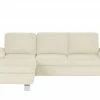 smart Ecksofa Finola | Creme Mikrofaser links