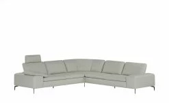 W.SCHILLIG Ecksofa Leder Valentinoo | Grau 298|cm 298|cm -Sofas Verkaufsladen 29406246 12 202208291243