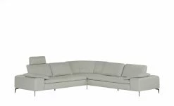 W.SCHILLIG Ecksofa Leder Valentinoo | Grau 298|cm 298|cm -Sofas Verkaufsladen 29406246 13 202208291243