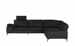 W.SCHILLIG Ecksofa Leder Valentinoo | Schwarz 298|cm 298|cm -Sofas Verkaufsladen 29406247 9 202208291243