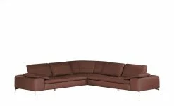 W.SCHILLIG Ecksofa Leder Valentinoo | Rot-Braun 298|cm 298|cm -Sofas Verkaufsladen 29406248 15 202208291243