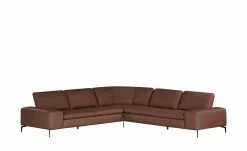W.SCHILLIG Ecksofa Leder Valentinoo | Rot-Braun 298|cm 298|cm -Sofas Verkaufsladen 29406248 2 202208291243