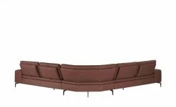 W.SCHILLIG Ecksofa Leder Valentinoo | Rot-Braun 298|cm 298|cm -Sofas Verkaufsladen 29406248 4 202208291243