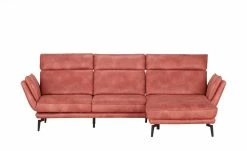 Wohnwert Ecksofa Chilja | Rose (Rosa) rechts Grundfunktion