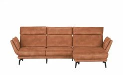 Wohnwert Ecksofa Chilja | Tabac (Braun) rechts Grundfunktion