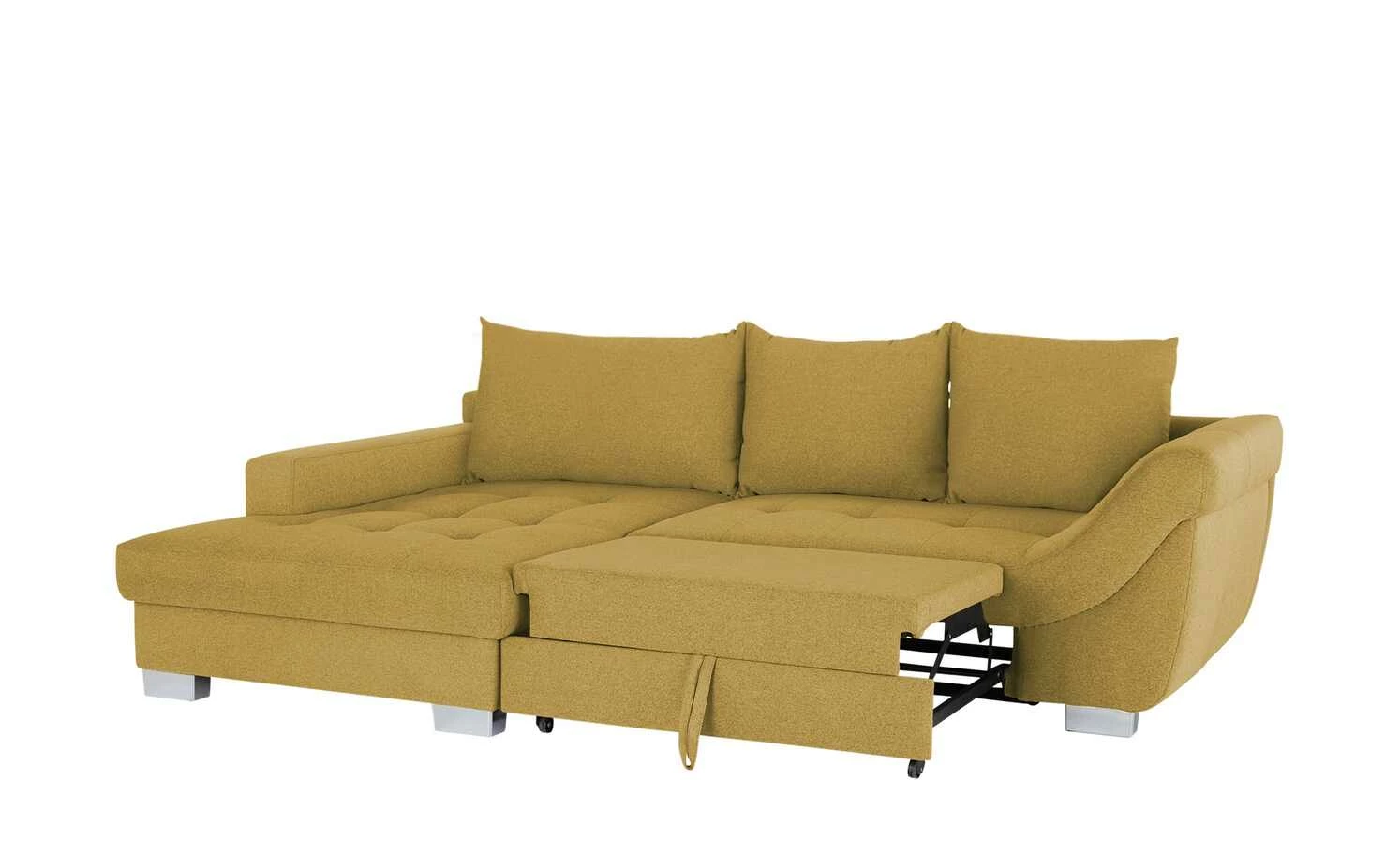 bobb Ecksofa Melody | Curry (Gelb) Webstoff links 5 bobb Ecksofa Melody | Curry (Gelb) Webstoff links – Bild 3