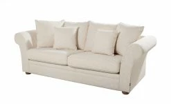 Landhaus-Sofa weiß - Flachgewebe Olivia | Weiß 3 -Sofas Verkaufsladen 410275 1 201811271454