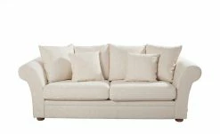 Landhaus-Sofa weiß - Flachgewebe Olivia | Weiß 3 -Sofas Verkaufsladen 410275 8 201811271454